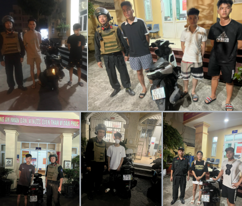 Phòng Cảnh sát cơ động: Xử lý 6 thanh thiếu niên vi phạm TTATGT đêm 18.6